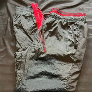 Russell Athletic Black and Red Joggers